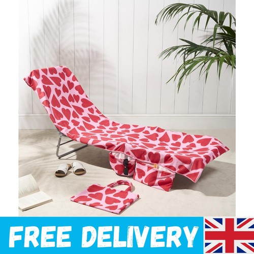 Sun lounger beach towel - sun,